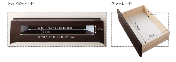 モダンライト・コンセント収納付きベッド Viola ヴィオラ 商品説明画像33