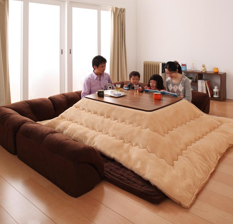 こたつに合わせるフロアコーナーソファ 商品追加画像2