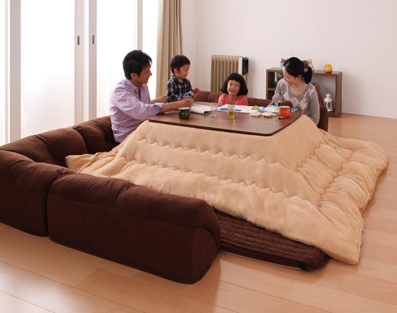 こたつに合わせるフロアコーナーソファ 商品追加画像9