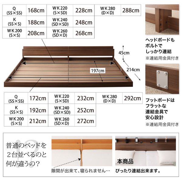 大型モダンフロアベッド LAUTUS ラトゥース 商品説明画像32