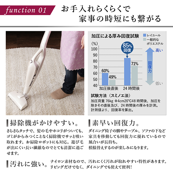 グラデーションミックスシャギーラグ rayures レイユール 商品説明画像9