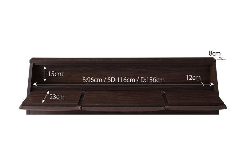 クッション・フラップテーブル付き収納ベッド Relassy リラシー 商品追加画像12