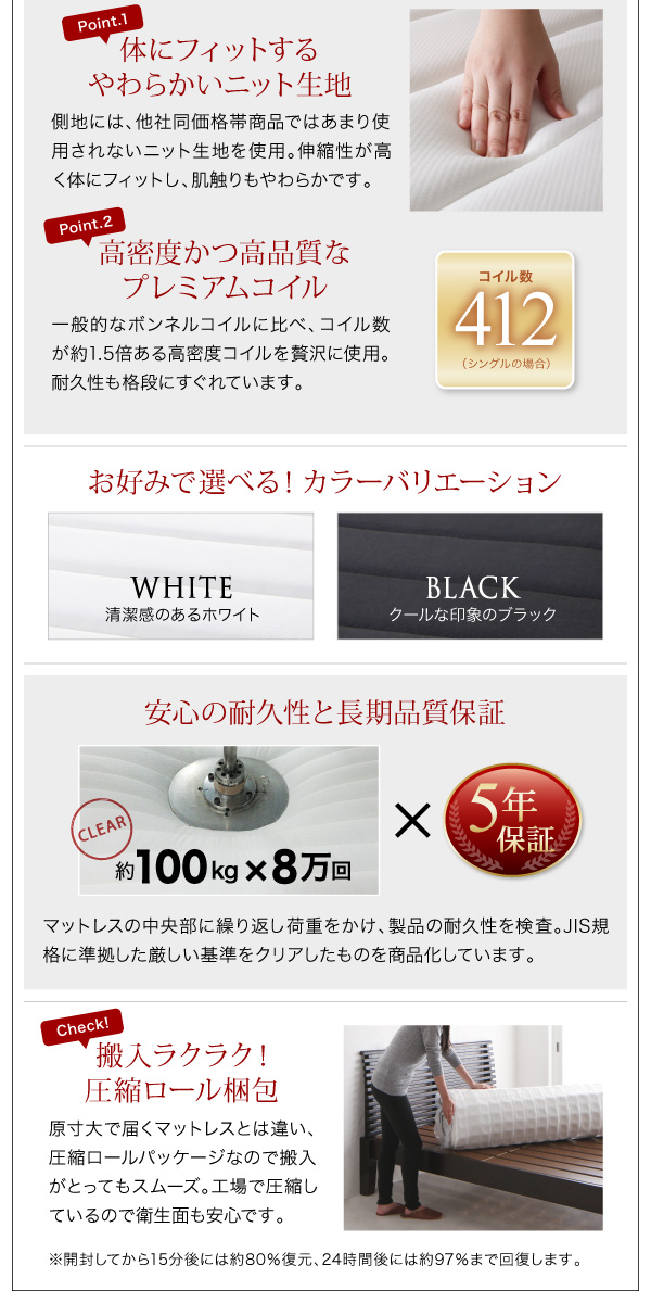 棚・コンセント付きフロアベッド Verhill ヴェーヒル | 家具専門店ど