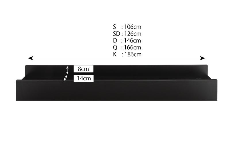 棚・コンセント付きフロアベッド Verhill ヴェーヒル 商品追加画像20