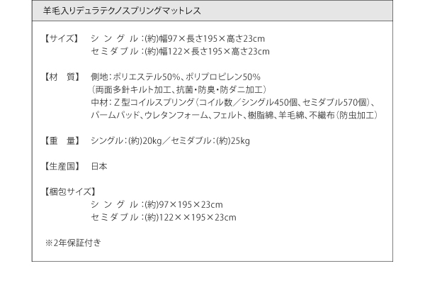 コンセント、収納ヘッドボード付きチェストベッド Blenda ブレンダ 商品説明画像43