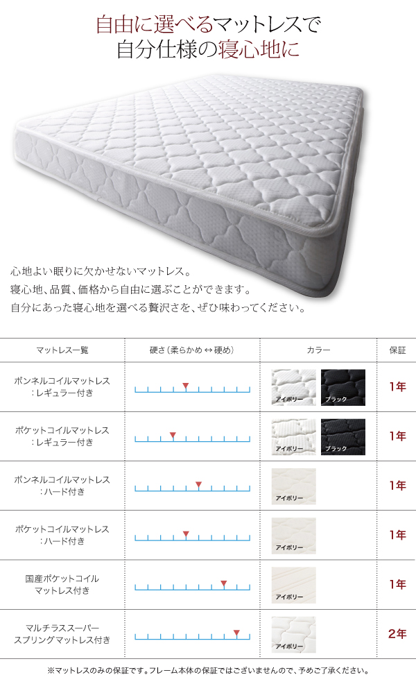 モダンデザインフロアベッド Starden スターデン 商品説明画像10