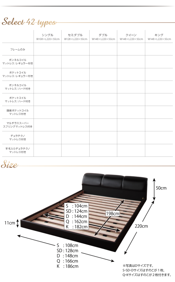 モダンデザインフロアベッド Starden スターデン 商品説明画像21