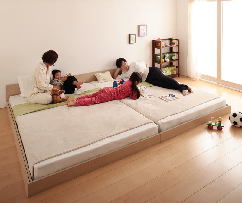 シンプルデザイン大型フロアベッド Grati グラティー 商品追加画像2