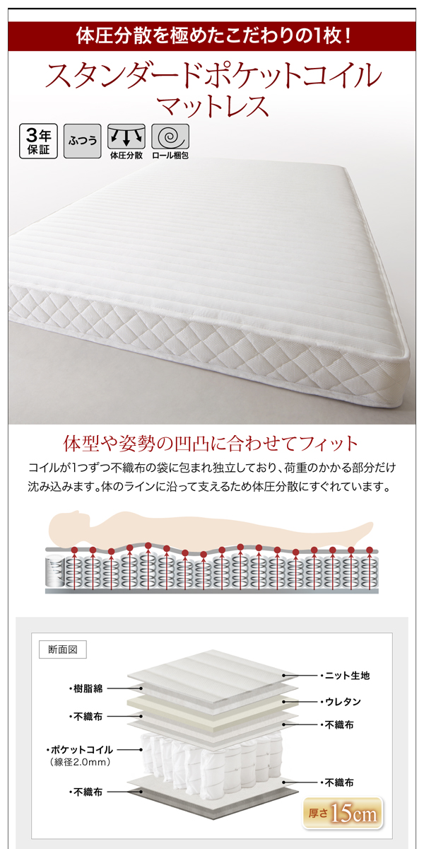 シンプルモダンデザイン・収納ベッド ZWART ゼワート | 家具専門店ど