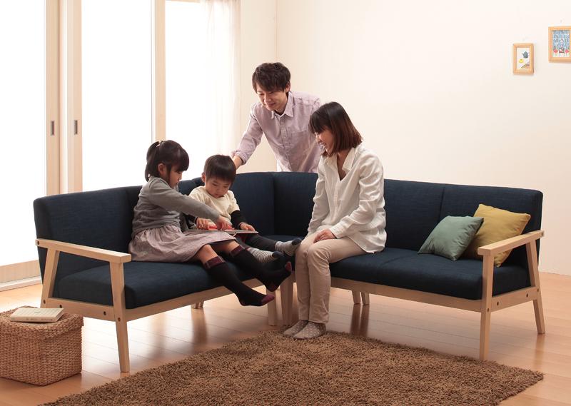 だんらん木肘ソファ Familu ファミル（シェーズロング） 商品追加画像22