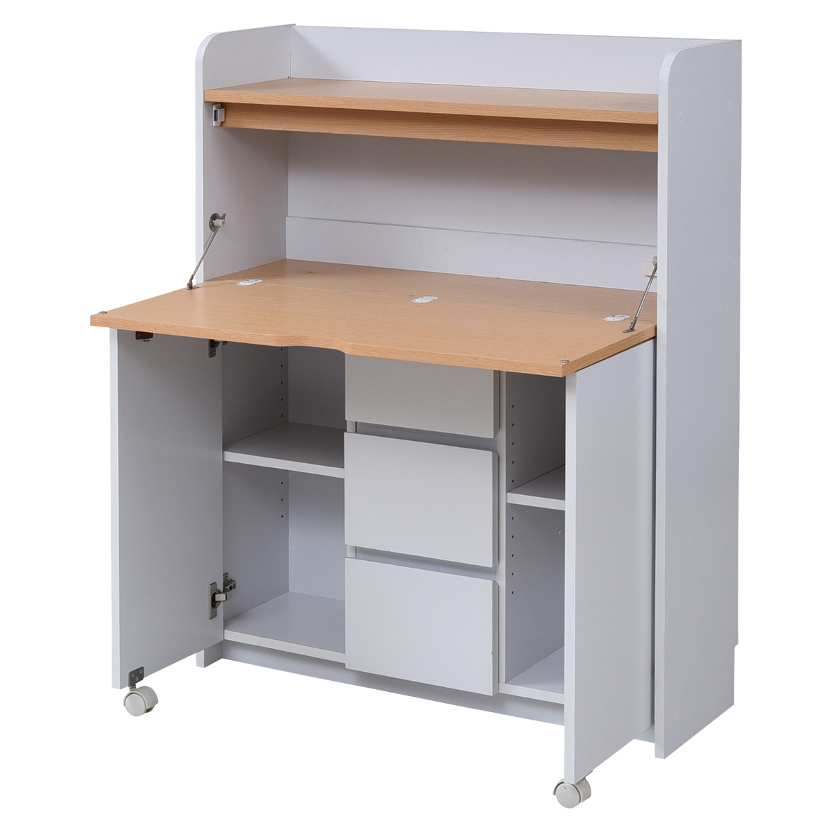 リビングストレージシリーズ 省スペースライティングデスク FWD-0278 商品バリエーション画像2