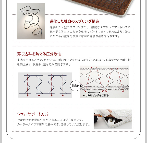 モダンライト・コンセント付き収納ベッド W.linea ダブルリネア 商品説明画像34