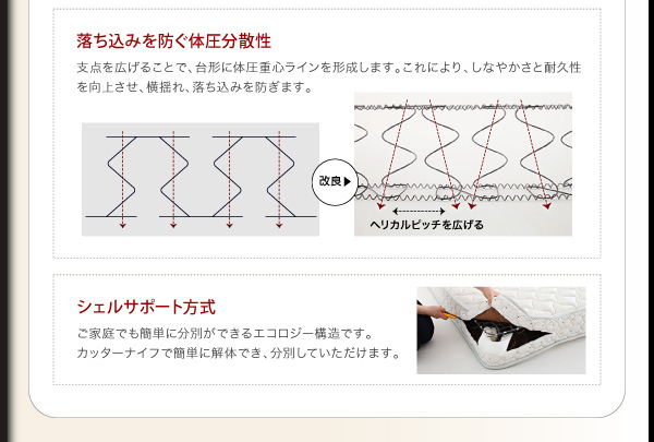 モダンライト・コンセント付き収納ベッド Olro オルロ 商品説明画像26