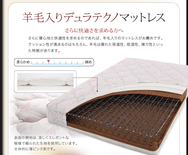 モダンライト・コンセント付き収納ベッド Olro オルロ 商品説明画像27