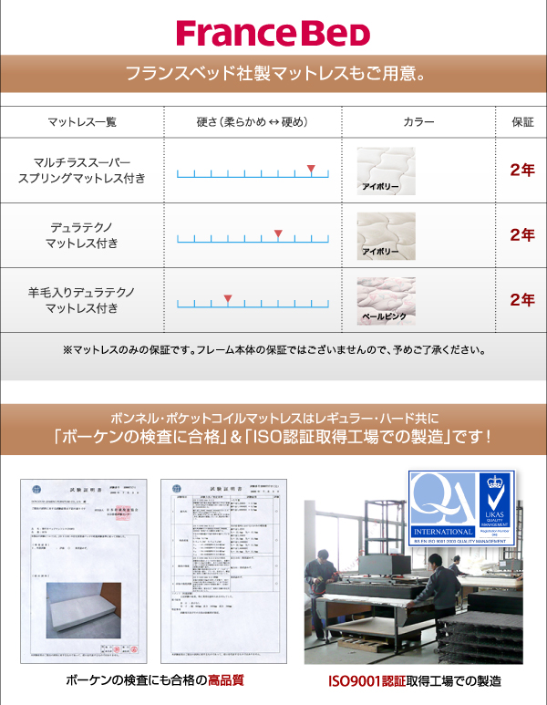 棚・照明・コンセント付き収納ベッド Luar ルアール 商品説明画像16