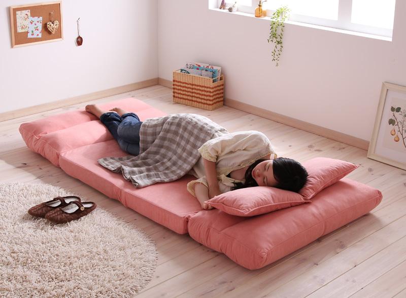 コンパクトフロアリクライニングソファベッド Mou ムウ 商品追加画像13