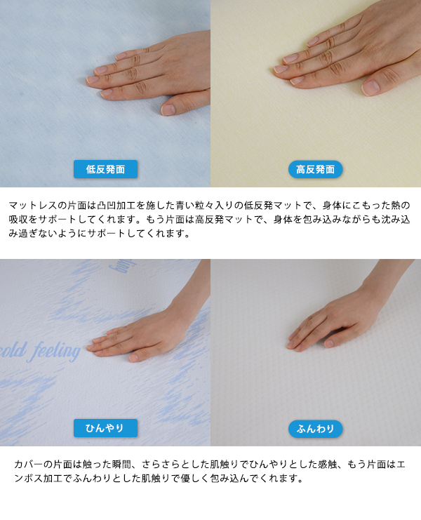 Air fourth COLD FEELING マットレス ASI-0001 商品説明画像5