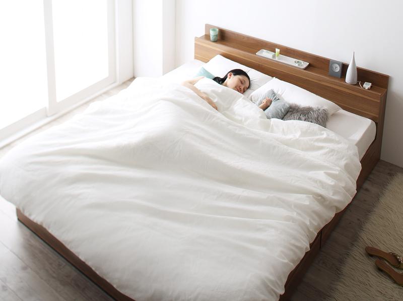 棚・コンセント付収納ベッド Montray モントレー 商品追加画像4