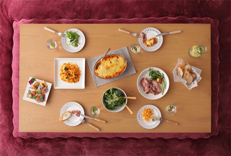 ふんわりなめらか防ダニフランネル「ダブルで暖か」こたつ掛け敷き布団2点セット 商品追加画像28