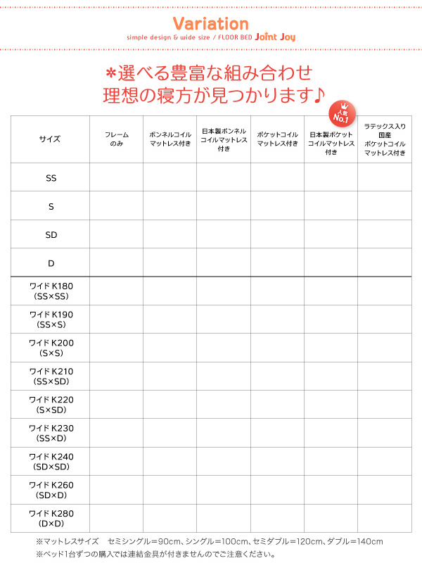 親子で寝られる棚・照明付き連結ベッド JointJoy ジョイント・ジョイ 商品説明画像22