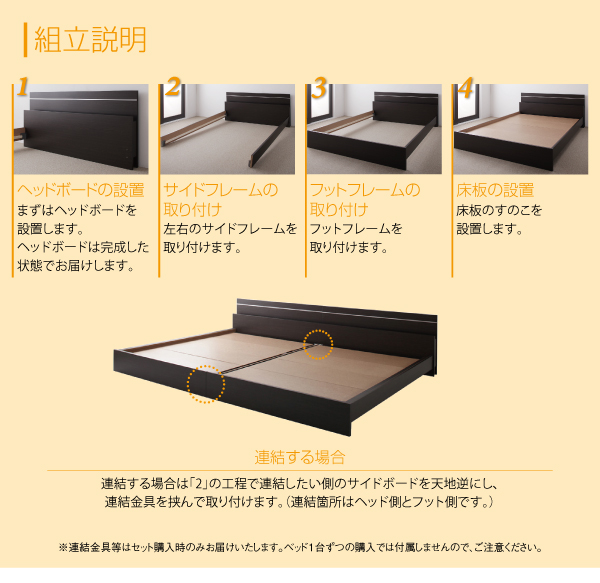 親子で寝られる・将来分割できる連結ベッド JointEase ジョイント・イース 商品説明画像18