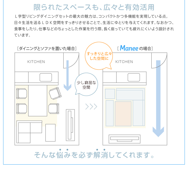 北欧デザインリビングダイニングセット Manee マニー | 家具専門店ど
