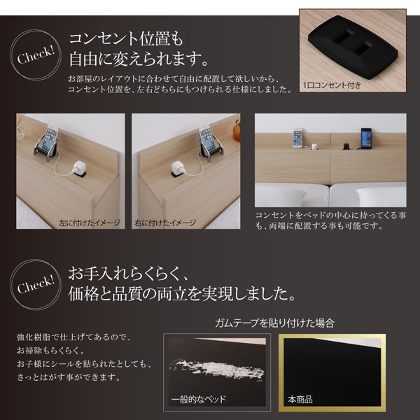 大型モダンフロアベッド ALBOL アルボル 商品説明画像11