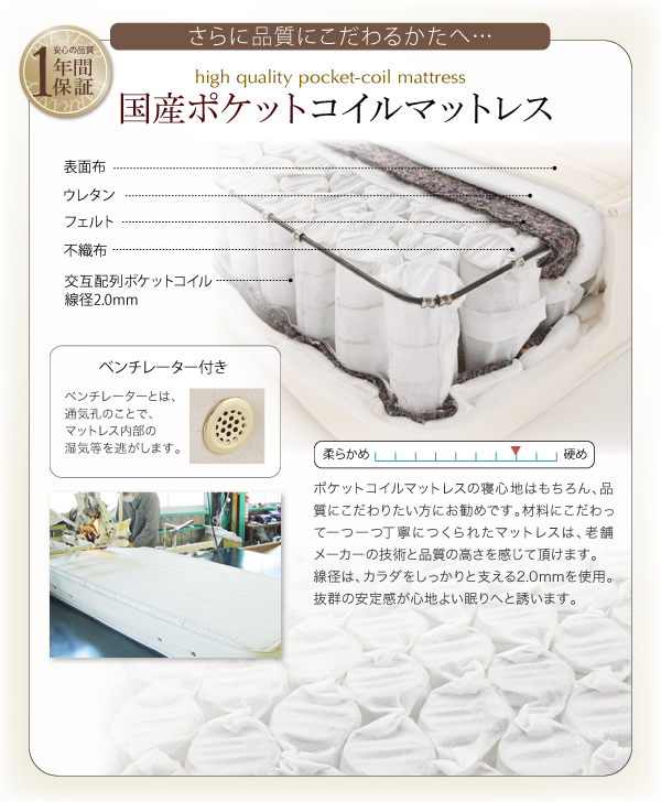 棚・コンセント付きデザインすのこベッド Altdena アルトディナ 商品説明画像19