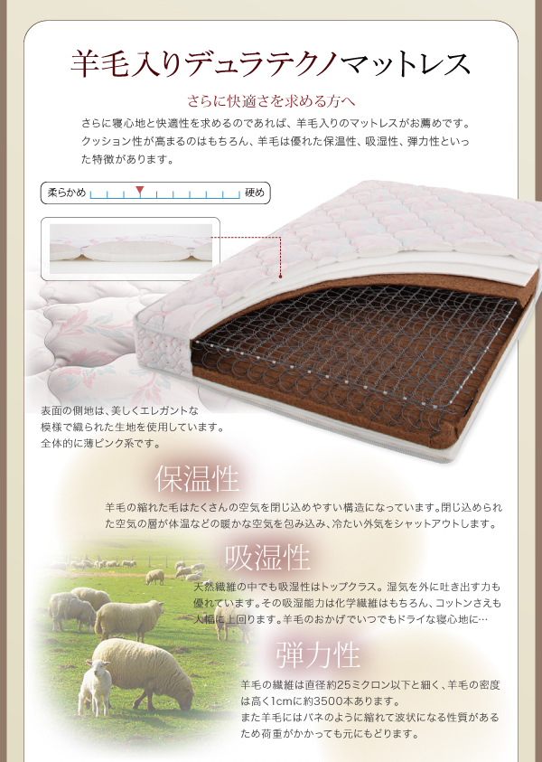 棚・コンセント付きデザインすのこベッド Altdena アルトディナ 商品説明画像24