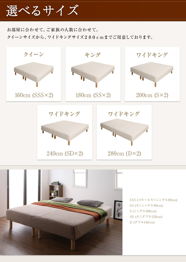 日本製ポケットコイルマットレスベッド MORE モア 商品画像5