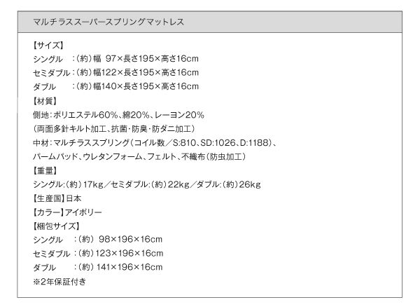 棚・コンセント付きデザインベッド Cordova コルドヴァ 商品説明画像31