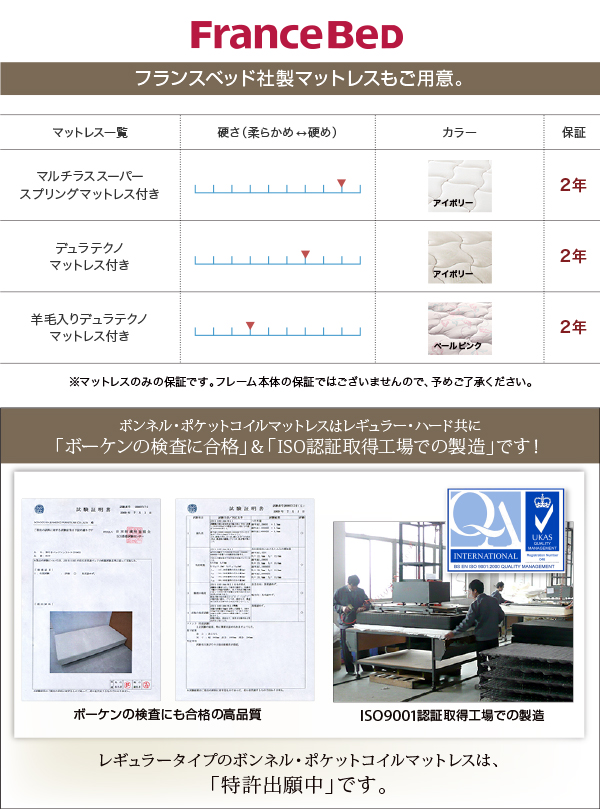 LEDライト・コンセント付きデザインベッド Esperto エスペルト 商品説明画像17