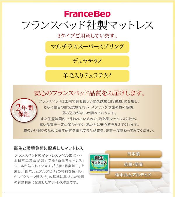 スリムモダンライト付きデザインベッド Wind Chester ウィンドチェスター 商品説明画像30