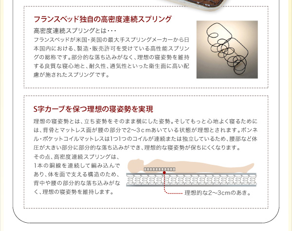 スリムモダンライト付きデザインベッド Wind Chester ウィンドチェスター 商品説明画像32