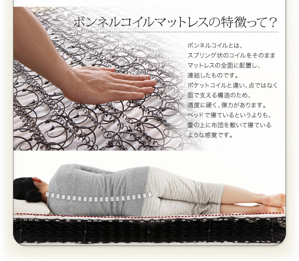 ガス圧式跳ね上げ収納ベッド NewGrosso ニューグロッソ 商品説明画像23