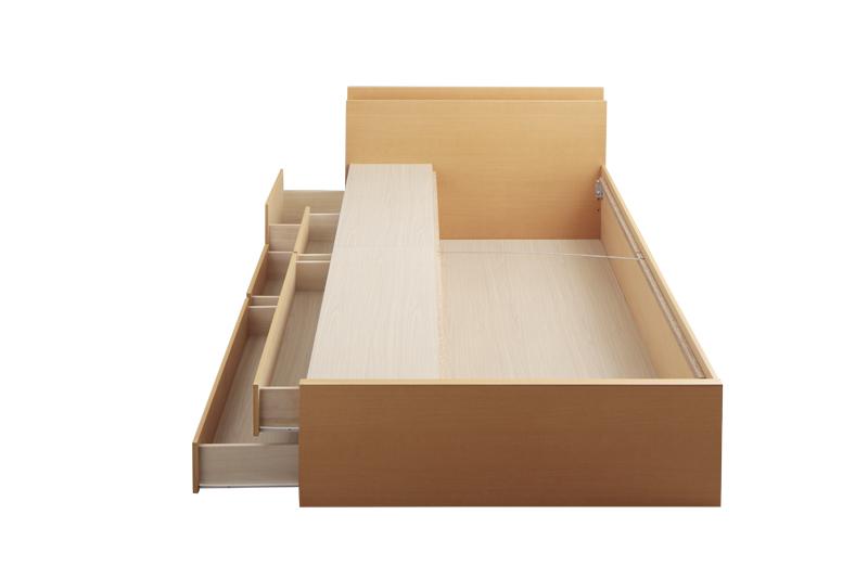 日本製_棚・コンセント付き_大容量チェストベッド Spatium スパシアン 商品追加画像43