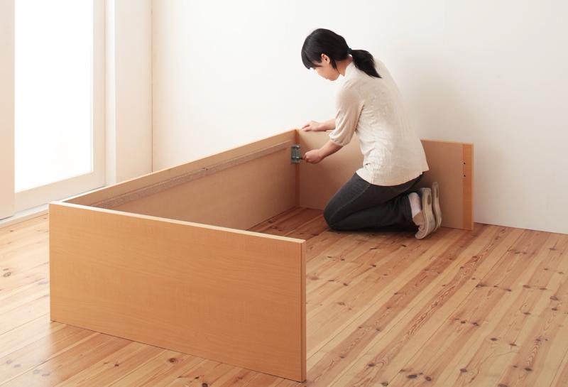 ヘッドレス大容量コンパクトチェストベッド Creacion クリージョン 商品追加画像18