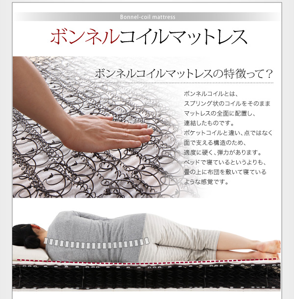 棚・コンセント付き大容量収納チェストベッド Estimu エスティーム 商品説明画像21