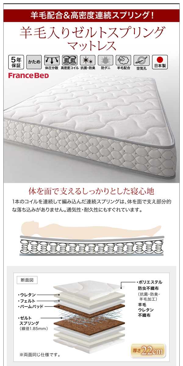 棚・コンセント・収納付き大型モダンデザインベッド Cedric セドリック (ベッドフレームのみ / ワイドK200(S×2) / ウォルナットブラウン / -　[No.100011629]) 商品説明画像32