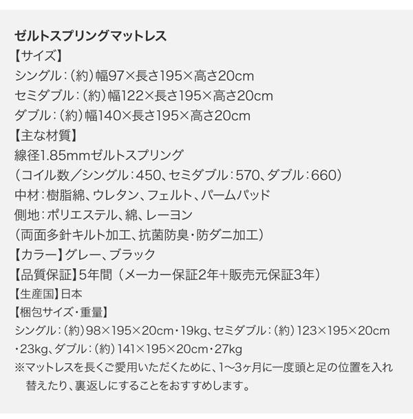 棚・コンセント・収納付き大型モダンデザインベッド Cedric セドリック (ベッドフレームのみ / ワイドK200(S×2) / ウォルナットブラウン / -　[No.100011629]) 商品説明画像47