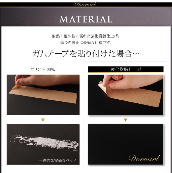 モダンデザインベッド Dormirl ドルミール 商品説明画像8
