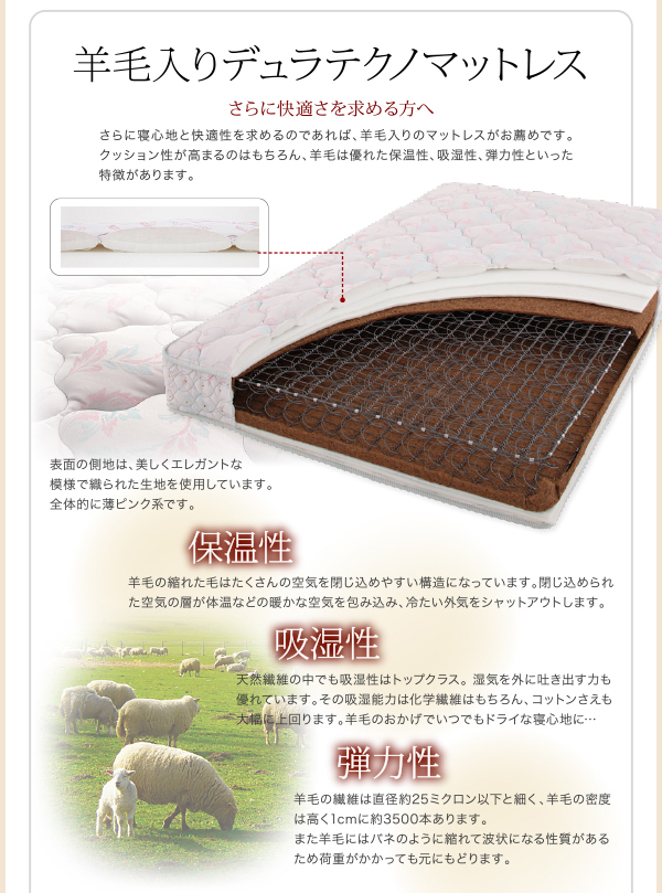モダンデザインベッド Dormirl ドルミール 商品説明画像26