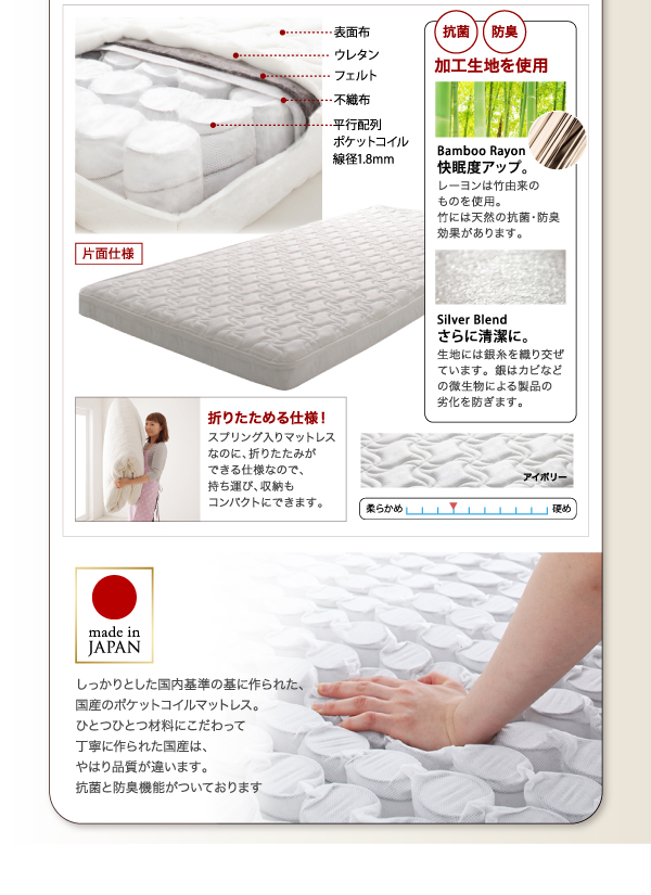 棚・コンセント付きシステムロフトベッド inity アイニティ 商品説明画像19