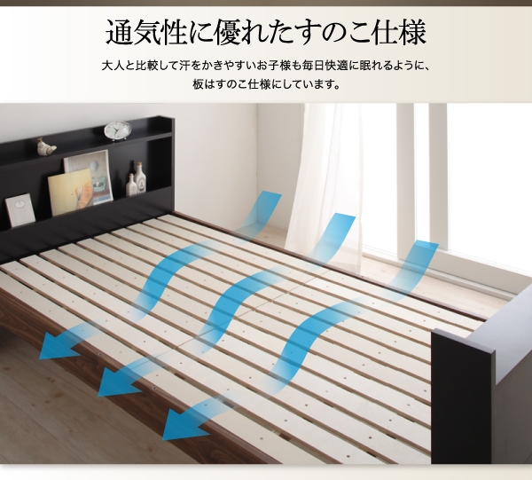 棚・コンセント付きシステムロフトベッド inity アイニティ 商品説明画像20