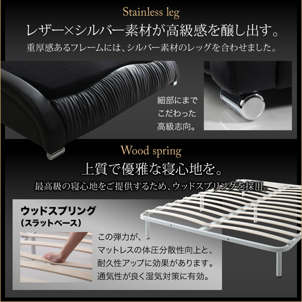 モダンデザイン・高級レザー・デザイナーズベッド Formare フォルマーレ 商品説明画像10
