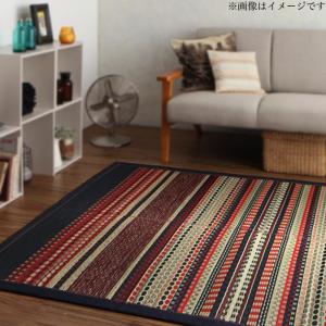 カイハラデニム×マルチパターン柄純国産い草ラグ Incetter インセッター 商品バリエーション画像2
