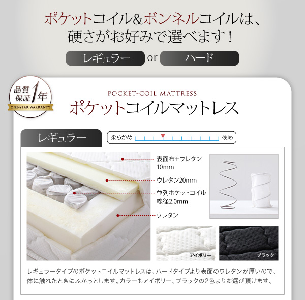 鏡面光沢仕上げ・モダンデザインすのこベッド Morenoble モアノーブル（クイーンサイズ） 商品説明画像21