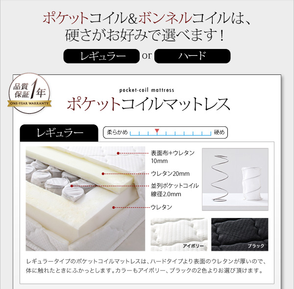 ソフトレザーフロアベッド Motif モティフ 商品説明画像20