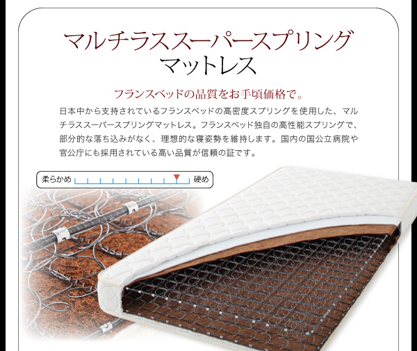 組立設置付き ソフトレザーフロアベッド Ｍｏｔｉｆ モティフ マルチ