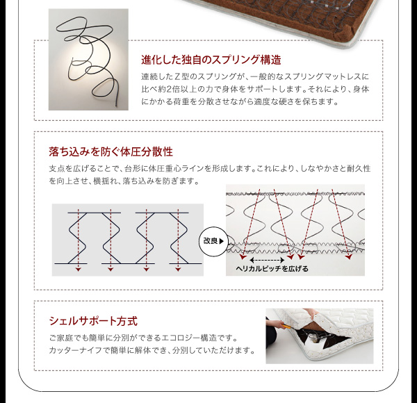 ソフトレザーフロアベッド Motif モティフ 商品説明画像31
